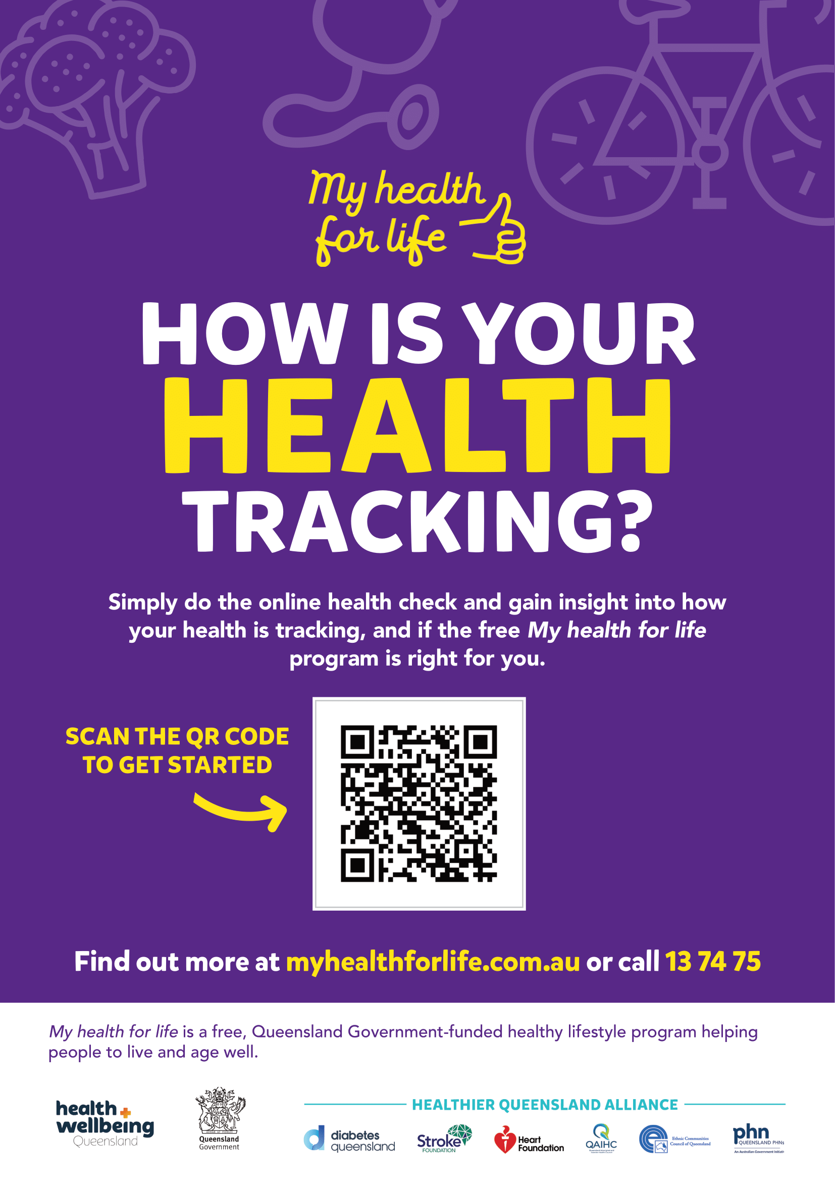 My Health for life - QR Code